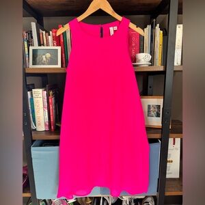 Tacera Hot Pink Sheath Dress
